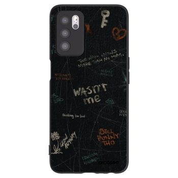 Picasee silikónový čierny obal pre OPPO A16s - CONFESSION