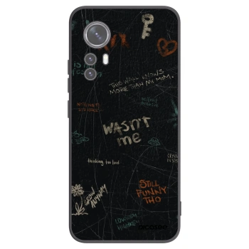 Picasee silikónový čierny obal pre Xiaomi 12X - CONFESSION