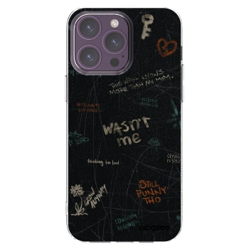 Picasee silikónový prehľadný obal pre Apple iPhone 14 Pro Max - CONFESSION