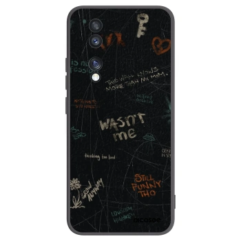 Picasee silikónový čierny obal pre Honor 70 - CONFESSION