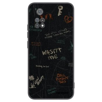 Picasee silikónový čierny obal pre Xiaomi Poco M4 Pro - CONFESSION