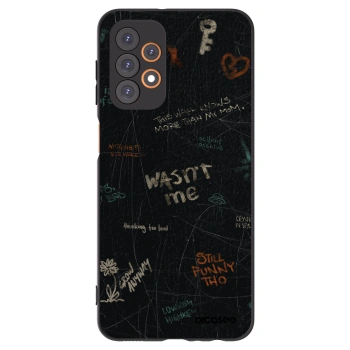 Picasee silikónový čierny obal pre Samsung Galaxy A23 A235F 4G - CONFESSION