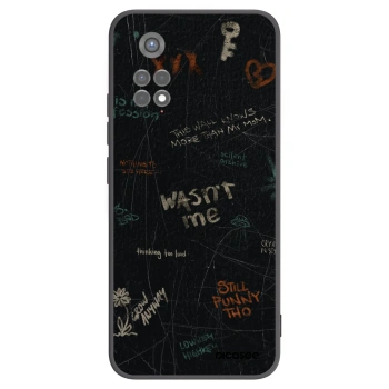 Picasee silikónový čierny obal pre Xiaomi Redmi Note 11S 5G - CONFESSION
