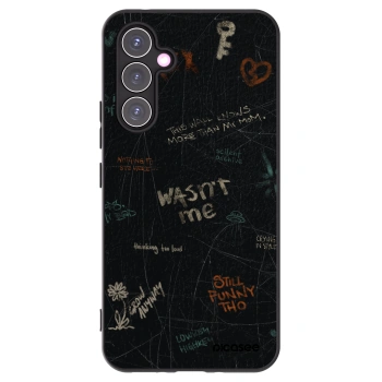 Picasee silikónový čierny obal pre Samsung Galaxy A54 5G A546B - CONFESSION