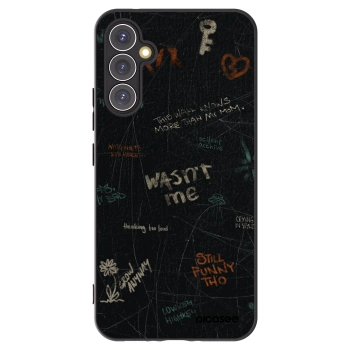 Picasee silikónový čierny obal pre Samsung Galaxy A34 5G A346B - CONFESSION
