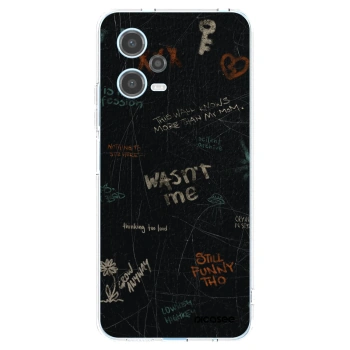 Picasee silikónový prehľadný obal pre Xiaomi Redmi Note 12 5G - CONFESSION
