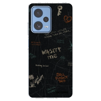 Picasee silikónový prehľadný obal pre Xiaomi Redmi Note 12 Pro 5G - CONFESSION