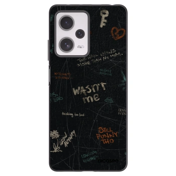 Picasee silikónový čierny obal pre Xiaomi Redmi Note 12 Pro+ 5G - CONFESSION