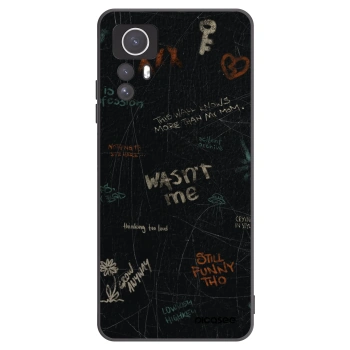 Picasee silikónový čierny obal pre Xiaomi Redmi Note 12S - CONFESSION