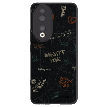 Picasee silikónový čierny obal pre Honor 90 5G - CONFESSION