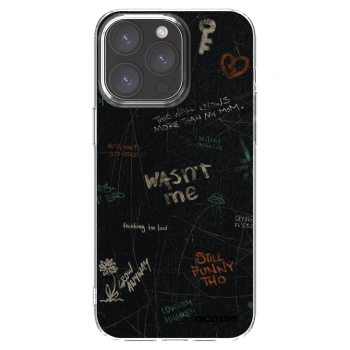 Picasee silikónový prehľadný obal pre Apple iPhone 15 Pro Max - CONFESSION