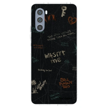 Picasee silikónový prehľadný obal pre Motorola Moto G62 - CONFESSION