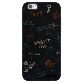 Picasee silikónový čierny obal pre Apple iPhone 6/6S - CONFESSION