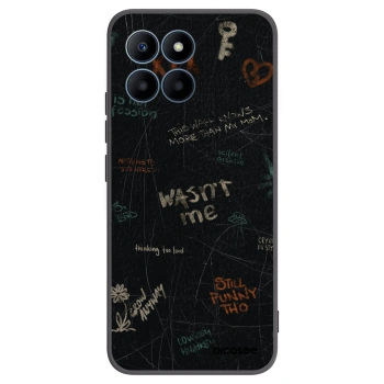 Picasee silikónový čierny obal pre Honor 70 Lite - CONFESSION