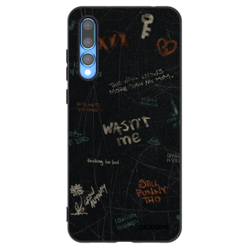 Picasee silikónový čierny obal pre Huawei P20 Pro - CONFESSION