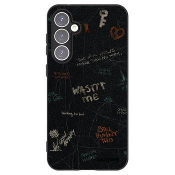Picasee silikónový čierny obal pre Samsung Galaxy S23 FE S711B - CONFESSION