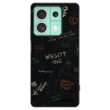 Picasee silikónový čierny obal pre Xiaomi Redmi Note 13 5G - CONFESSION