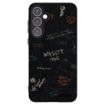 Picasee silikónový čierny obal pre Samsung Galaxy A55 5G A556B - CONFESSION