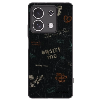 Picasee silikónový čierny obal pre Xiaomi Redmi Note 13 4G - CONFESSION