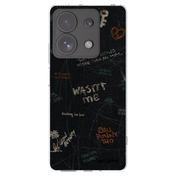 Picasee silikónový prehľadný obal pre Xiaomi Redmi Note 13 Pro 4G - CONFESSION