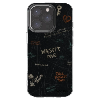Picasee silikónový prehľadný obal pre Apple iPhone 16 Pro - CONFESSION
