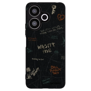 Picasee silikónový čierny obal pre Xiaomi Redmi 13 4G - CONFESSION