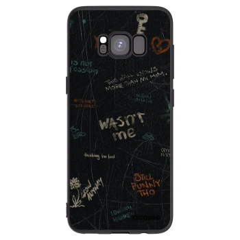 Picasee silikónový čierny obal pre Samsung Galaxy S8 G950F - CONFESSION
