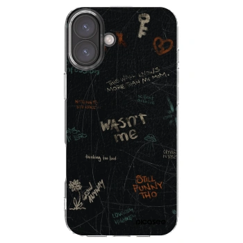 Picasee silikónový prehľadný obal pre Apple iPhone 16 Plus - CONFESSION