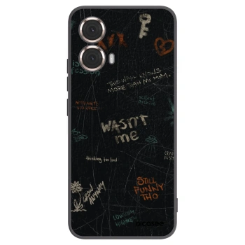 Picasee silikónový čierny obal pre Motorola Moto G85 - CONFESSION