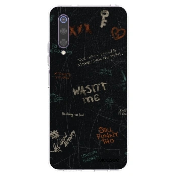 Picasee silikónový prehľadný obal pre Xiaomi Mi 9 - CONFESSION