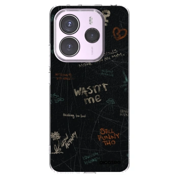 Picasee silikónový prehľadný obal pre Xiaomi Redmi Note 14 5G - CONFESSION