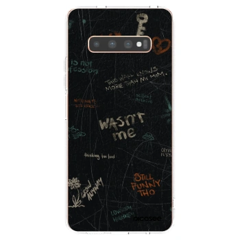 Picasee silikónový prehľadný obal pre Samsung Galaxy S10 Plus G975 - CONFESSION