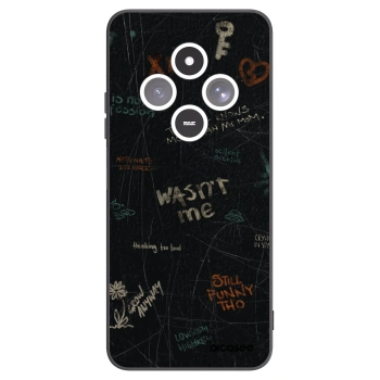 Picasee silikónový čierny obal pre Xiaomi Redmi 14C - CONFESSION