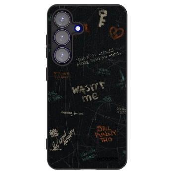 Picasee silikónový čierny obal pre Samsung Galaxy S25 5G - CONFESSION