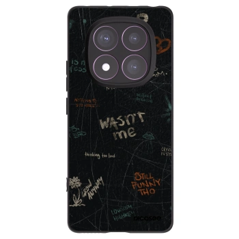 Picasee silikónový čierny obal pre Xiaomi Redmi Note 14 Pro 4G - CONFESSION