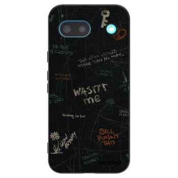 Picasee silikónový čierny obal pre Google Pixel 8a - CONFESSION