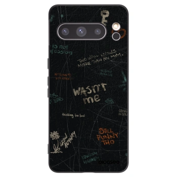 Picasee silikónový čierny obal pre Google Pixel 8 Pro - CONFESSION