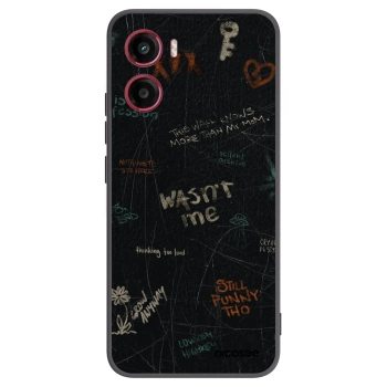 Picasee silikónový čierny obal pre Motorola Moto G05 - CONFESSION