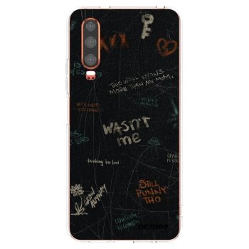 Picasee silikónový prehľadný obal pre Huawei P30 - CONFESSION