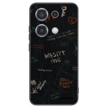 Picasee silikónový čierny obal pre Xiaomi Redmi Note 14S - CONFESSION