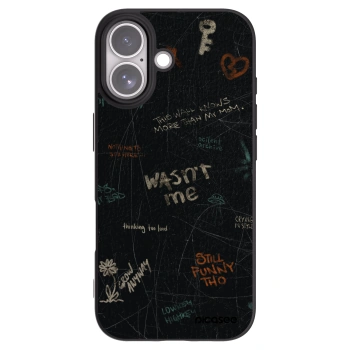 Picasee silikónový čierny obal pre Apple iPhone 17 - CONFESSION