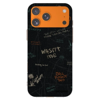 Picasee silikónový prehľadný obal pre Apple iPhone 17 Pro Max - CONFESSION