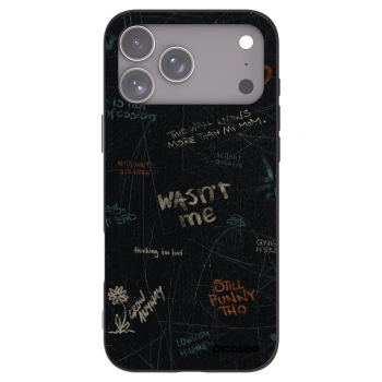 Picasee silikónový čierny obal pre Apple iPhone 17 Pro Max - CONFESSION