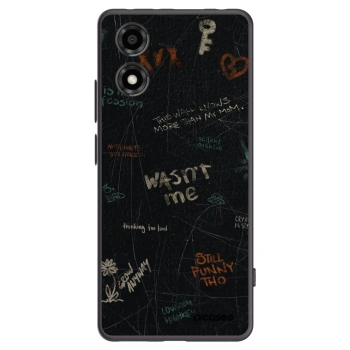 Picasee silikónový čierny obal pre Motorola Moto E14 - CONFESSION