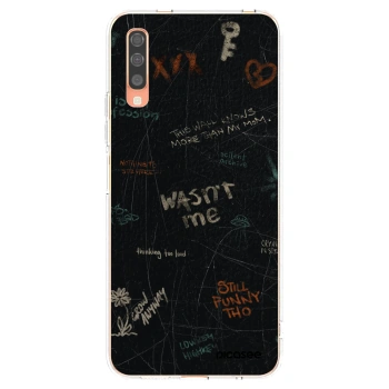 Picasee silikónový prehľadný obal pre Samsung Galaxy A70 A705F - CONFESSION