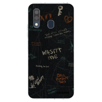 Picasee silikónový prehľadný obal pre Samsung Galaxy A40 A405F - CONFESSION