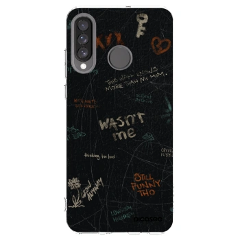 Picasee silikónový prehľadný obal pre Huawei P30 Lite - CONFESSION