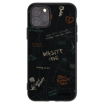 Picasee silikónový čierny obal pre Apple iPhone 11 Pro - CONFESSION