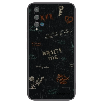 Picasee silikónový čierny obal pre Huawei Nova 5T - CONFESSION