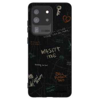 Picasee silikónový čierny obal pre Samsung Galaxy S20 Ultra 5G G988F - CONFESSION